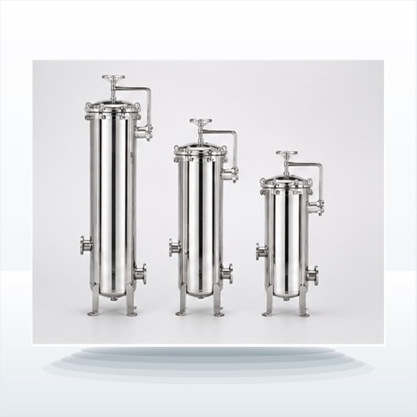 Cartridge filter housing set